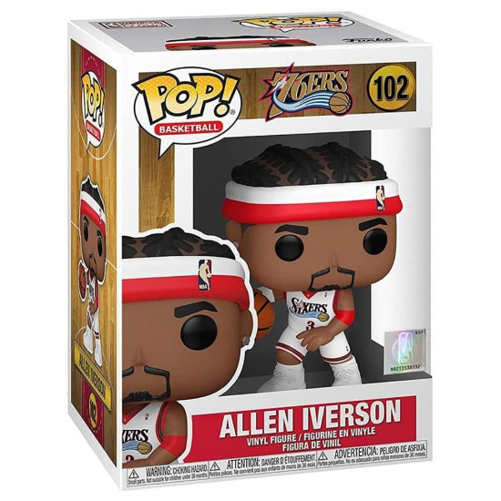 Funko Pop! Vinyl NBA: Legends- Allen Iverson (Sixers Home)